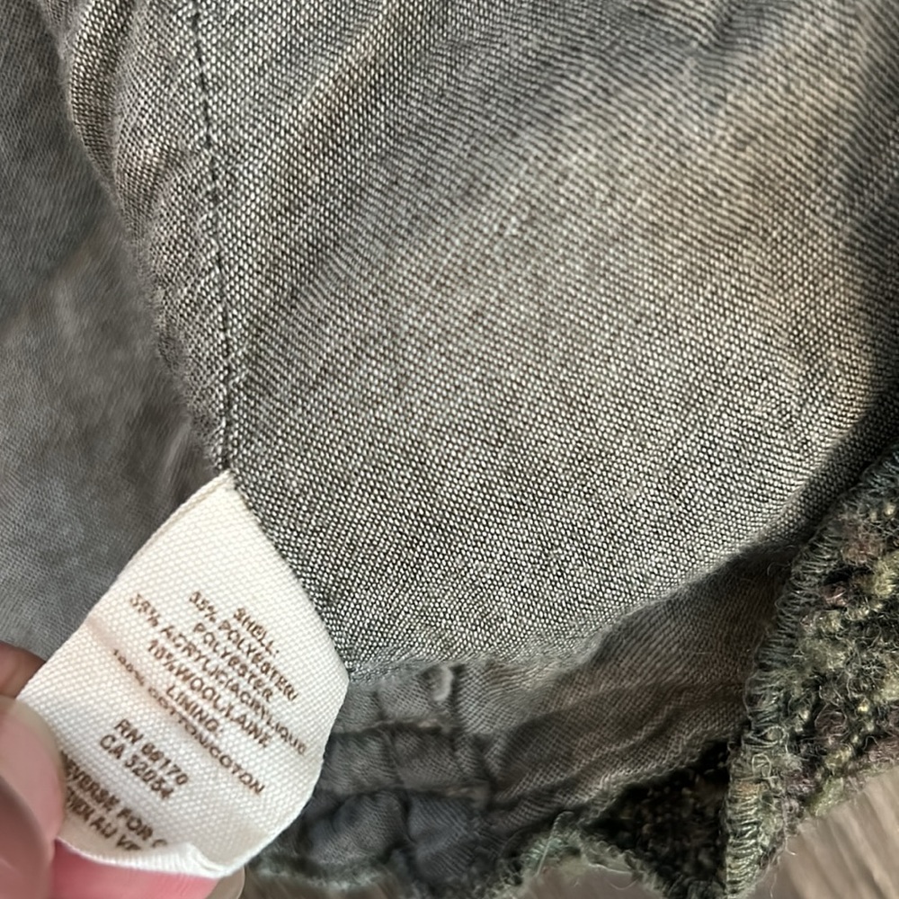 Y2K Free People Chunky Knit Button Cardigan Sweater Wool Cottagecore Vintage - Picture 4 of 6